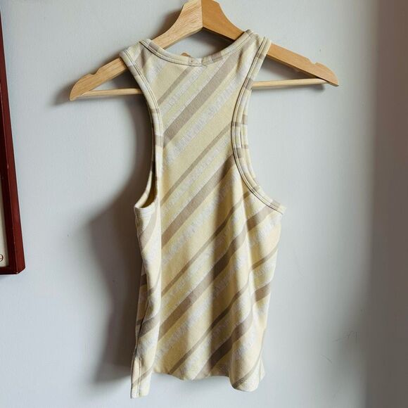 FREE PEOPLE Sidelines Tank Top – Diagonal Stripe – Racerback – Size XS - Picture 5 of 7